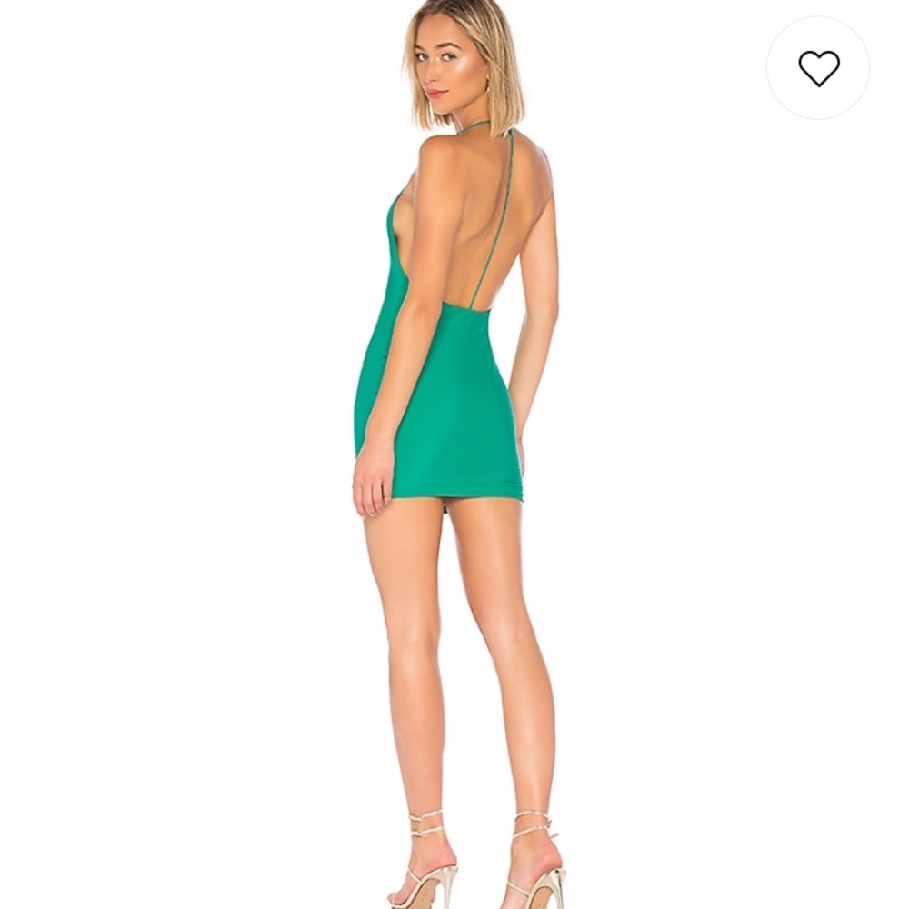 REVOLVE Evie T Strap Mini Dress in Green